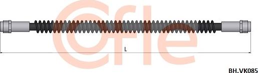 Cofle 92.BH.VK084 - Bremžu šļūtene autodraugiem.lv