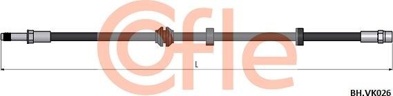 Cofle 92.BH.VK026 - Bremžu šļūtene autodraugiem.lv