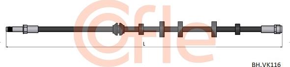 Cofle 92.BH.VK116 - Bremžu šļūtene autodraugiem.lv