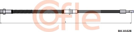Cofle 92.BH.VL028 - Bremžu šļūtene autodraugiem.lv