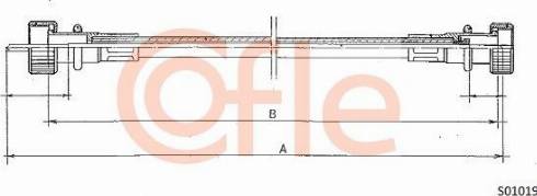 Cofle 92.S01019 - Spidometra trose autodraugiem.lv