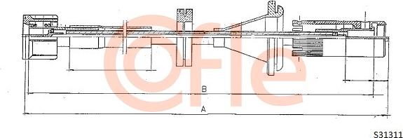 Cofle S31311 - Spidometra trose autodraugiem.lv
