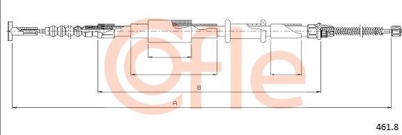 Cofle 461.8 - Trose, Stāvbremžu sistēma autodraugiem.lv