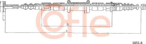 Cofle 92.1651.6 - Trose, Stāvbremžu sistēma autodraugiem.lv