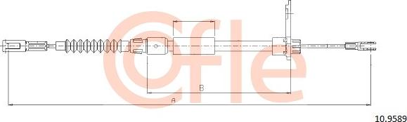 Cofle 10.9589 - Trose, Stāvbremžu sistēma autodraugiem.lv
