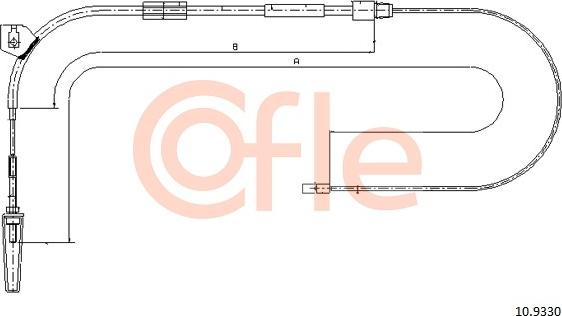 Cofle 10.9330 - Trose, Stāvbremžu sistēma autodraugiem.lv
