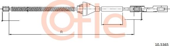 Cofle 10.5365 - Trose, Stāvbremžu sistēma autodraugiem.lv