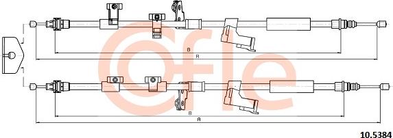 Cofle 10.5384 - Trose, Stāvbremžu sistēma autodraugiem.lv