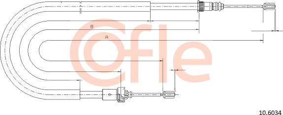 Cofle 10.6034 - Trose, Stāvbremžu sistēma autodraugiem.lv