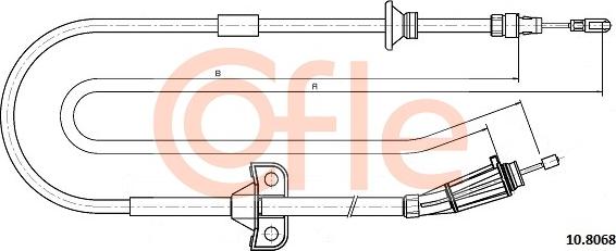 Cofle 10.8068 - Trose, Stāvbremžu sistēma autodraugiem.lv