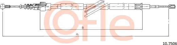 Cofle 10.7506 - Trose, Stāvbremžu sistēma autodraugiem.lv