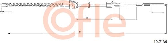 Cofle 10.7136 - Trose, Stāvbremžu sistēma autodraugiem.lv