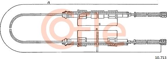 Cofle 92.10.713 - Trose, Stāvbremžu sistēma autodraugiem.lv