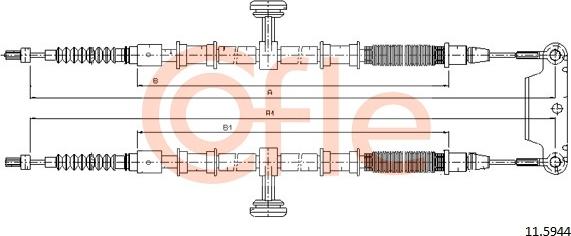 Cofle 92.11.5944 - Trose, Stāvbremžu sistēma autodraugiem.lv