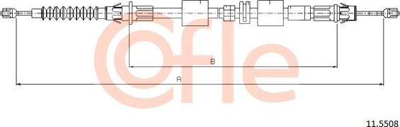 Cofle 11.5508 - Trose, Stāvbremžu sistēma autodraugiem.lv