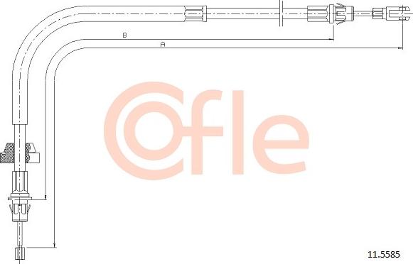 Cofle 11.5585 - Trose, Stāvbremžu sistēma autodraugiem.lv