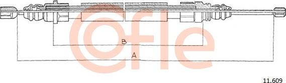 Cofle 11.609 - Trose, Stāvbremžu sistēma autodraugiem.lv