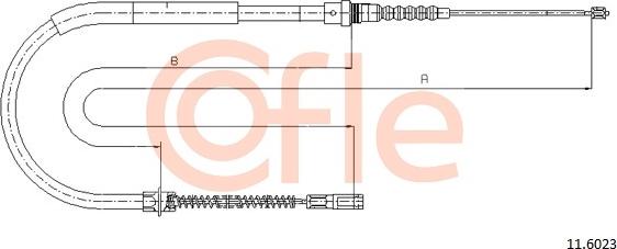 Cofle 11.6023 - Trose, Stāvbremžu sistēma autodraugiem.lv