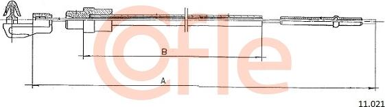 Cofle 11.021 - Akseleratora trose autodraugiem.lv
