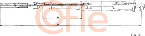 Cofle 1251.10 - Trose, Stāvbremžu sistēma autodraugiem.lv