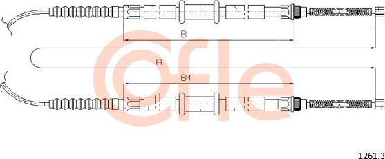 Cofle 1261.3 - Trose, Stāvbremžu sistēma autodraugiem.lv