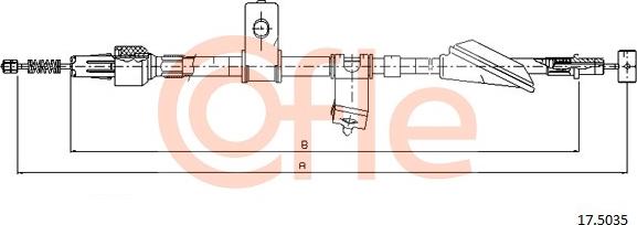 Cofle 17.5035 - Trose, Stāvbremžu sistēma autodraugiem.lv