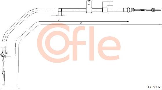 Cofle 92.17.6002 - Trose, Stāvbremžu sistēma autodraugiem.lv