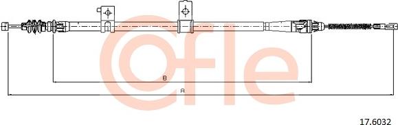 Cofle 17.6032 - Trose, Stāvbremžu sistēma autodraugiem.lv