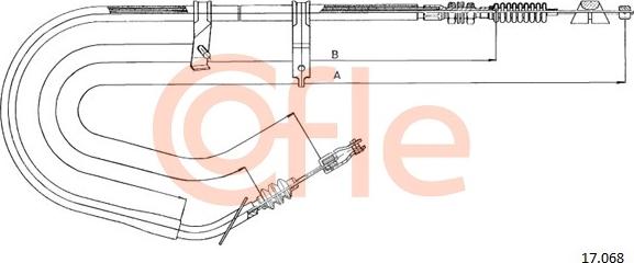 Cofle 17.068 - Trose, Stāvbremžu sistēma autodraugiem.lv