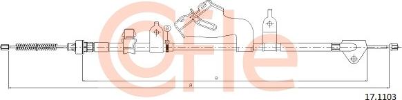 Cofle 17.1103 - Trose, Stāvbremžu sistēma autodraugiem.lv
