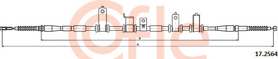 Cofle 17.2564 - Trose, Stāvbremžu sistēma autodraugiem.lv