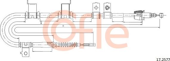 Cofle 17.2577 - Trose, Stāvbremžu sistēma autodraugiem.lv
