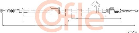 Cofle 17.2285 - Trose, Stāvbremžu sistēma autodraugiem.lv
