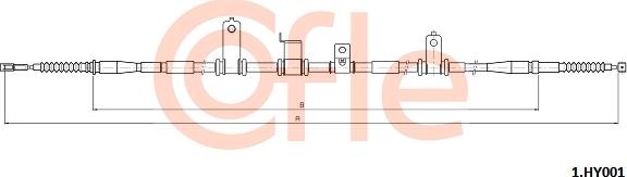 Cofle 1.HY001 - Trose, Stāvbremžu sistēma autodraugiem.lv