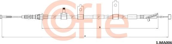 Cofle 1.MA006 - Trose, Stāvbremžu sistēma autodraugiem.lv
