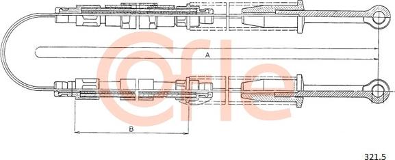 Cofle 321.5 - Trose, Stāvbremžu sistēma autodraugiem.lv