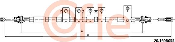 Cofle 20.160B055 - Trose, Stāvbremžu sistēma autodraugiem.lv