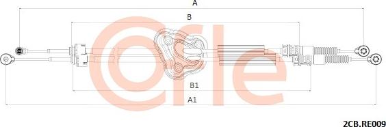 Cofle 2CB.RE009 - Trose, Mehāniskā pārnesumkārba autodraugiem.lv