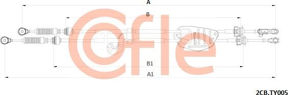 Cofle 2CB.TY005 - Trose, Mehāniskā pārnesumkārba autodraugiem.lv