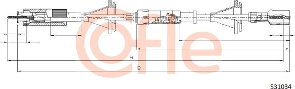 Cofle S 31034 - Spidometra trose autodraugiem.lv