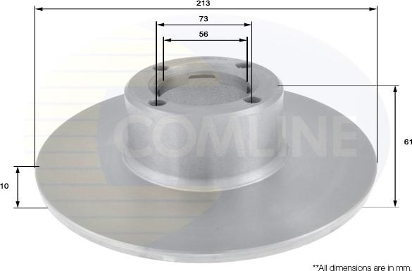 Comline ADC1304 - Bremžu diski autodraugiem.lv