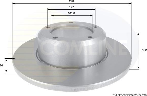 Comline ADC1310 - Bremžu diski autodraugiem.lv