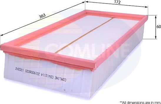 Comline CDW12114 - Gaisa filtrs autodraugiem.lv