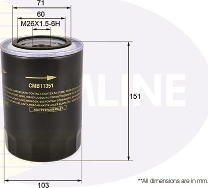 Comline CMB11351 - Eļļas filtrs autodraugiem.lv