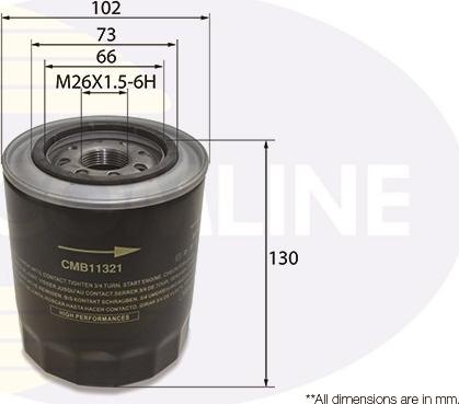 Comline CMB11321 - Eļļas filtrs autodraugiem.lv