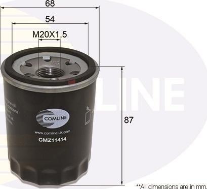 Comline CMZ11414 - Eļļas filtrs autodraugiem.lv