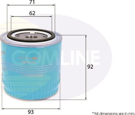 Comline CNS11701 - Eļļas filtrs autodraugiem.lv