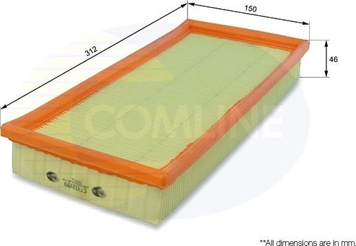Comline CTY12199 - Gaisa filtrs autodraugiem.lv