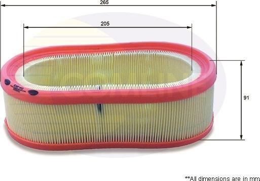 Comline EAF411 - Gaisa filtrs autodraugiem.lv