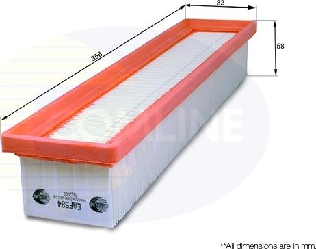 Comline EAF584 - Gaisa filtrs autodraugiem.lv